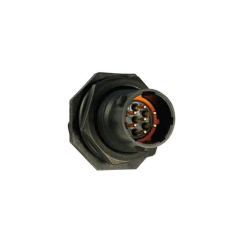 CONN RCPT MALE 7POS GOLD SOLDER