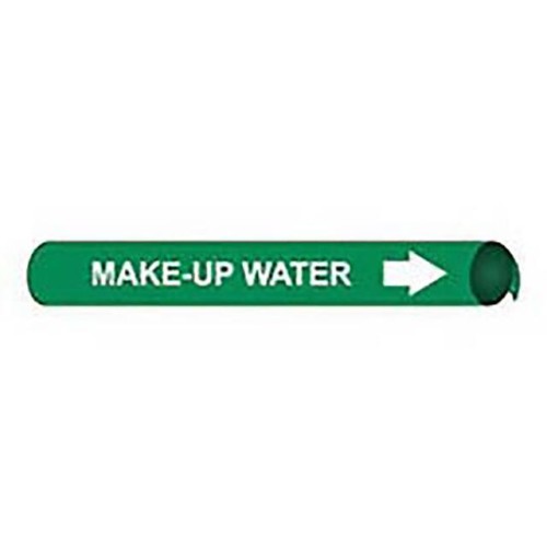 PIPE MARKER, PRECOILED AND STRAP