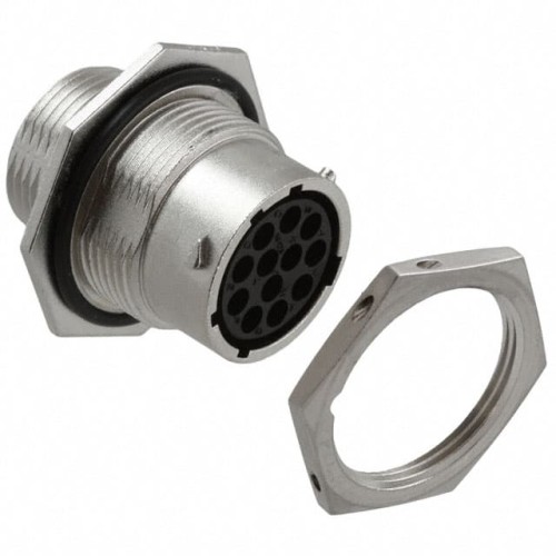 CONN RCPT HSG FMALE 12POS PNL MT