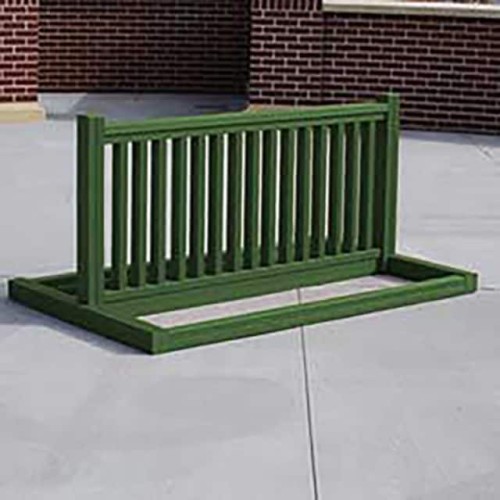 RECYCLED PLASTIC BIKE RACK, 6-10