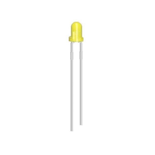 LED YELLOW DIFF 3MM T1 TH