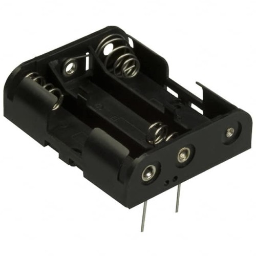 BATTERY HOLDER AA 3 CELL PC PIN