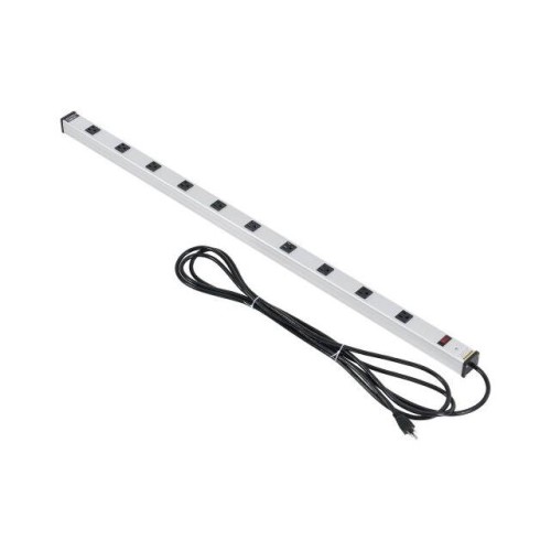 48" 10 OUTLET ALUMINUM POWER STR