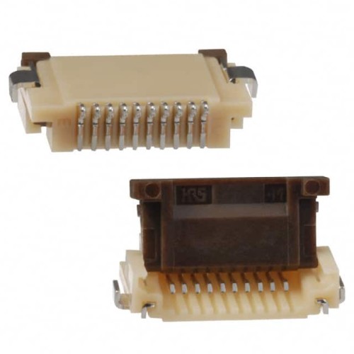 CONN FFC BOTTOM 10POS 0.50MM R/A