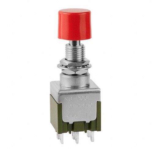 SWITCH PUSHBUTTON DPDT 6A 125V