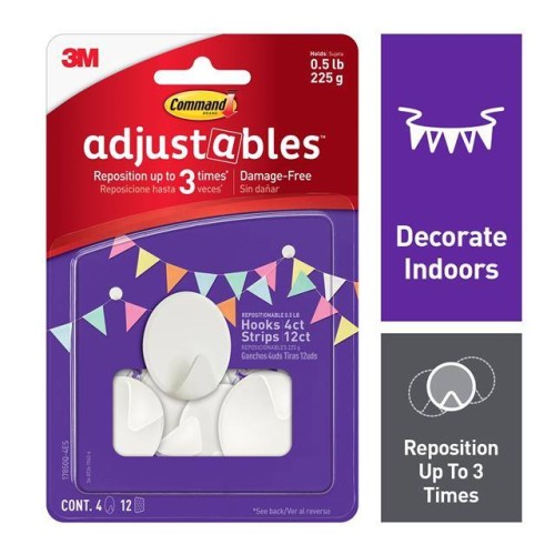 COMMAND ADJUSTABLES REPOSITIONAB