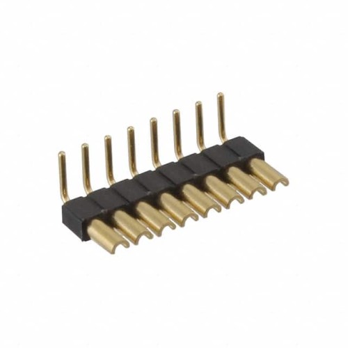 CONN HDR STRIP SOLDER 8POS GOLD