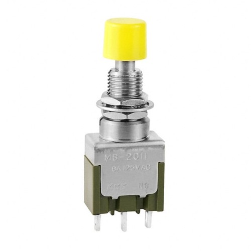 SWITCH PUSHBUTTON SPDT 6A 125V