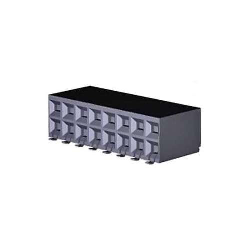 CONN RCPT 16POS 0.1 GOLD SMD R/A