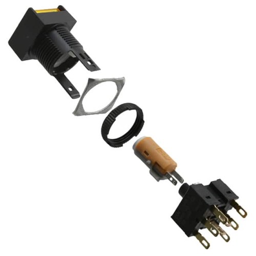 SWITCH PUSHBUTTON DPDT 5A 125V