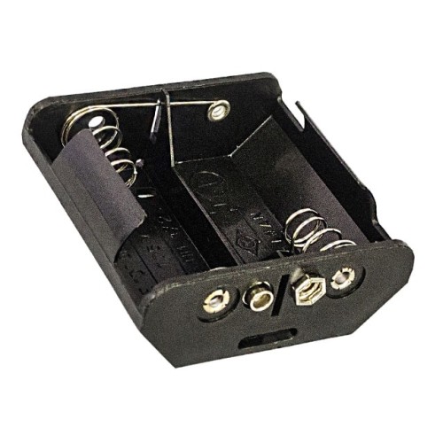BATT HOLDER D 2 CELL SNAP