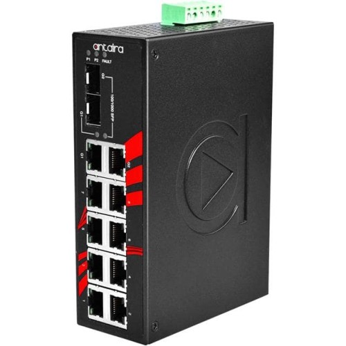 10-PORT INDUSTRIAL GIGABIT UNMAN