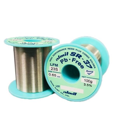 SOLDER LEAD-FREE 0.65MM 100G