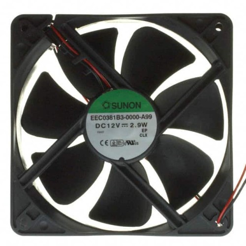 FAN AXIAL 120X38MM 12VDC WIRE