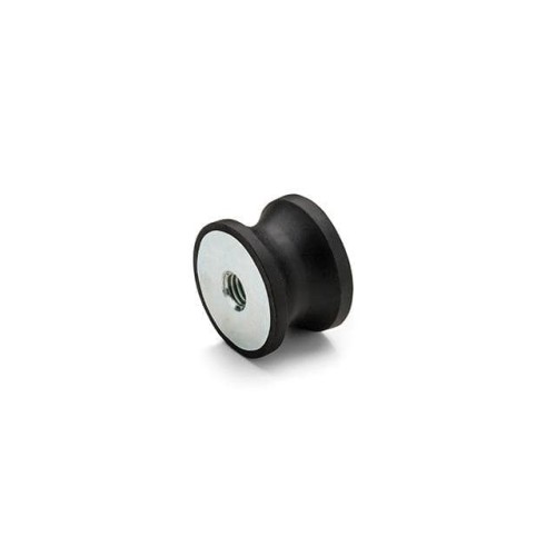 DVC.3, RUBBER BUFFERS, STEEL BAS