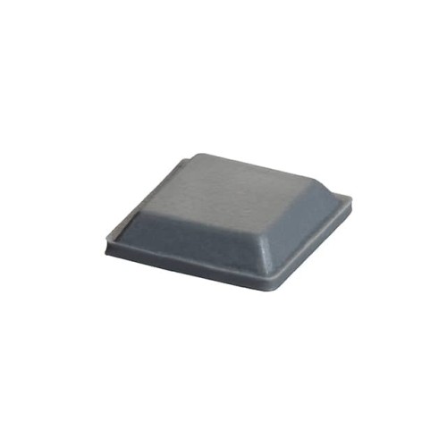 BUMPER .50" SQUARE X .12" GRY