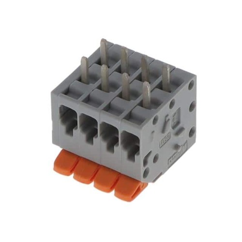 TERM BLK PCB LEVER 3.5MM 4POS