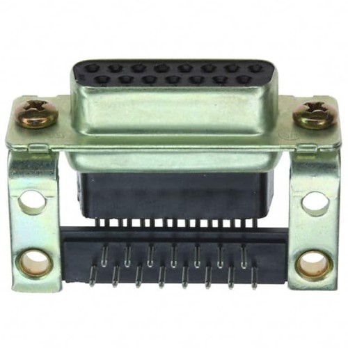 CONN D-SUB RCPT 15POS R/A SLDR