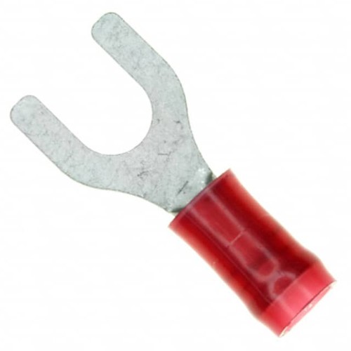 CONN SPADE TERM 16-22AWG #10 RED