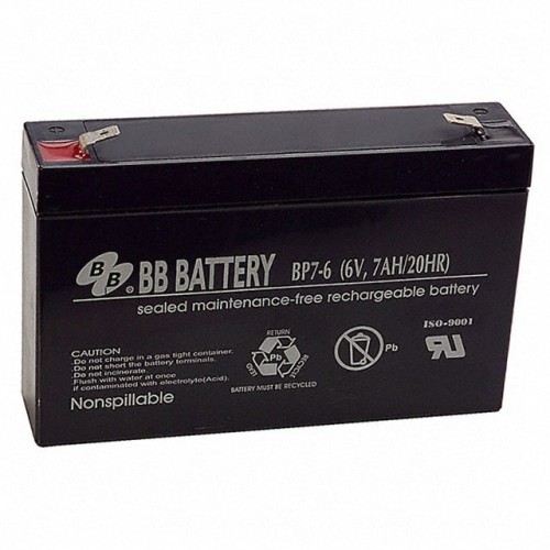 BATTERY LEAD ACID 6V 7AH