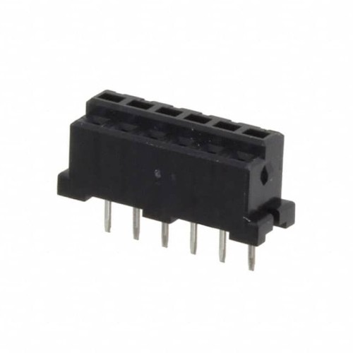 CONN RCPT 6POS 0.079 GOLD PCB