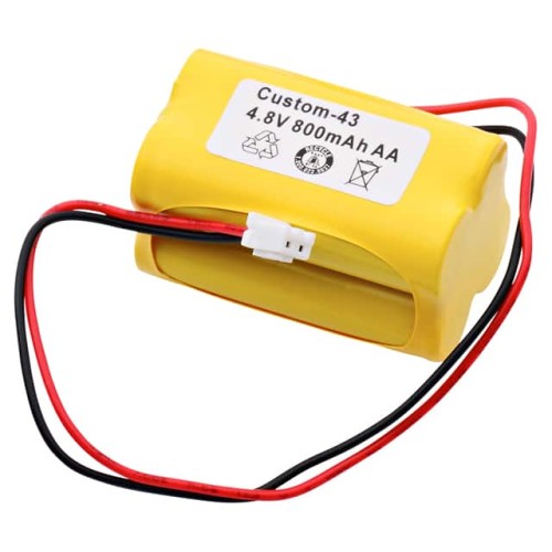 BATTERY PACK NICD 4.8V AA 80MAH