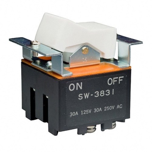 SWITCH ROCKER 3PST 30A 125V