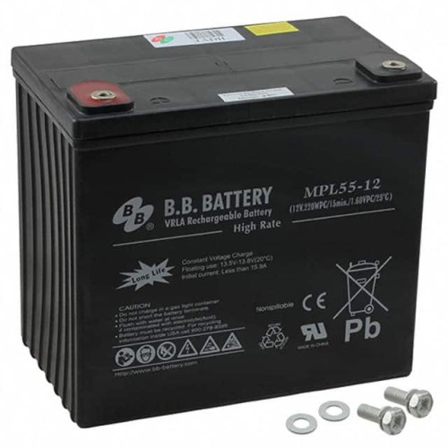 BATTERY LEAD ACID 12V 53AH