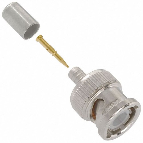 CONN BNC PLUG STR 50 OHM CRIMP