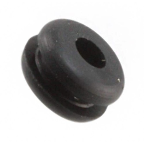 GROMMET 0.125" RUBBER BLACK