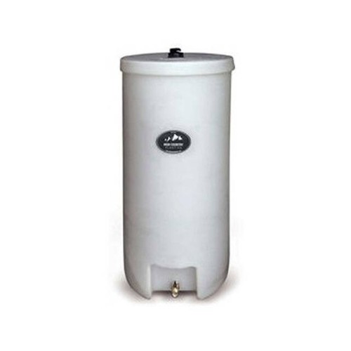 ROUND BARREL WATER CADDY, 35 GAL
