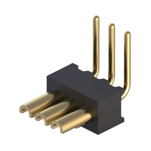 CONN HDR STRIP SOLDER 3POS GOLD