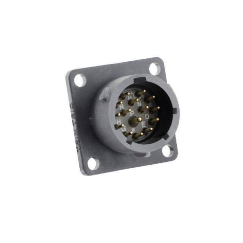 SQUARE FLANGE RECEPTACLE, WITHOU