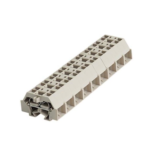 TERM BLK MIDDLE 4POS 10MM GRAY