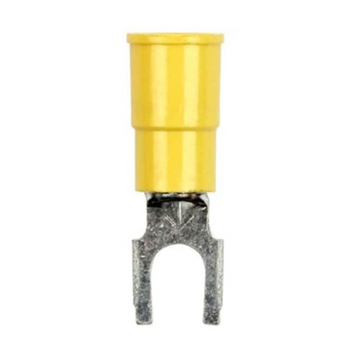 CONN SPADE TERM 10-12AWG #10 YEL