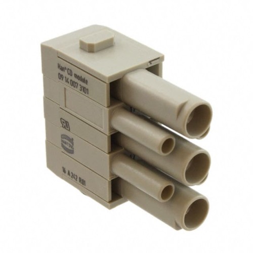 MODULE FEMALE 3+4POS CRIMP
