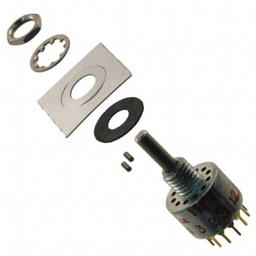 SWITCH ROTARY 6POS 250MA 125V