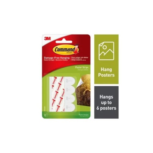 COMMAND SMALL POSTER STRIPS