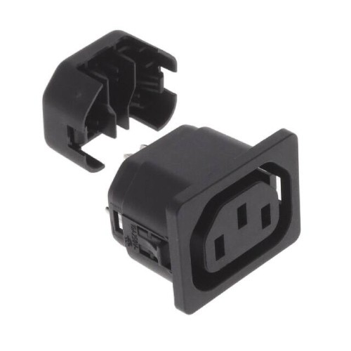 PWR ENT RCPT IEC320-2-2F PNL IDC