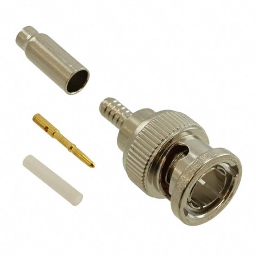 CONN BNC PLUG STR 75 OHM CRIMP