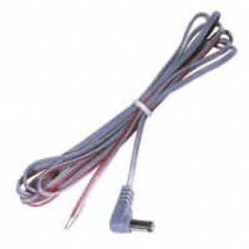 PLUG DC MOLDED 24AWG RA 2.1MM 6'
