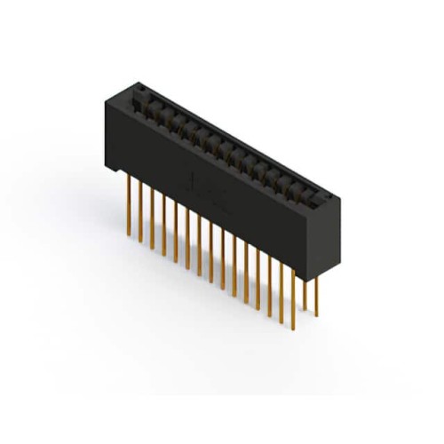 CONN EDGE DUAL FMALE 30POS 0.125