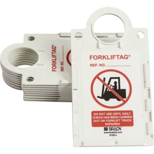 FORKLIFT HOLDER 11.5X6 WHITE PLA