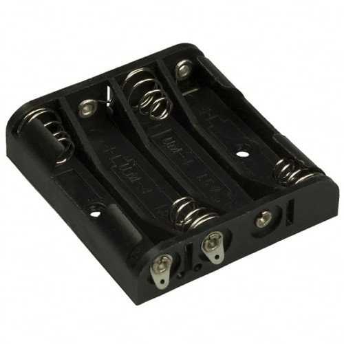 BATT HLDR AAA 4 CELL SOLDER LUG
