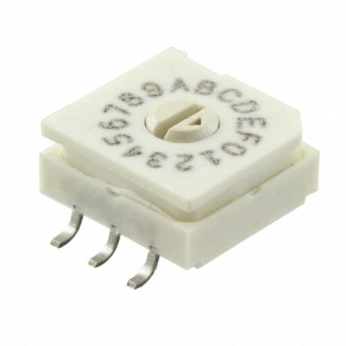 SWITCH ROTARY DIP HEX 100MA 50V