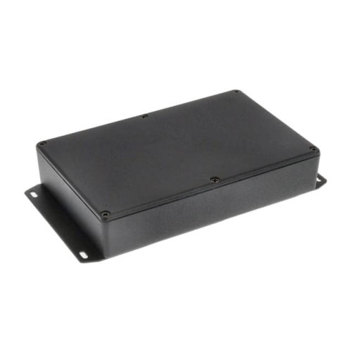 BOX ALUM BLACK 7.402"L X 4.724"W