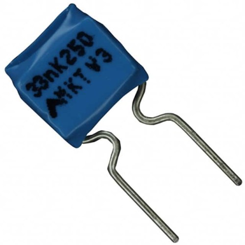 CAP FILM 0.033UF 10% 250VDC RAD