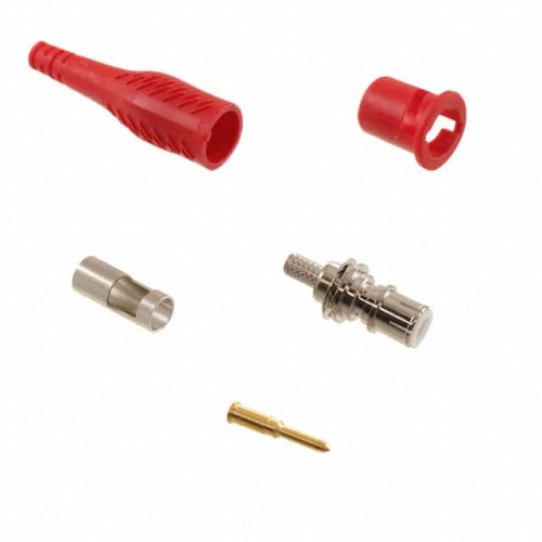 INSUL BNC (M) CONNCTR/50 OHM RED
