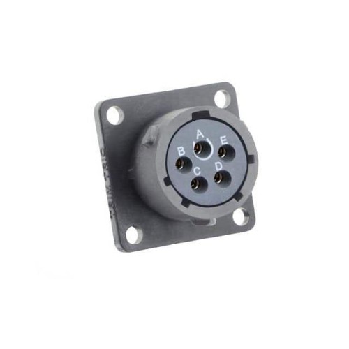 SQUARE FLANGE RECEPTACLE, WITHOU