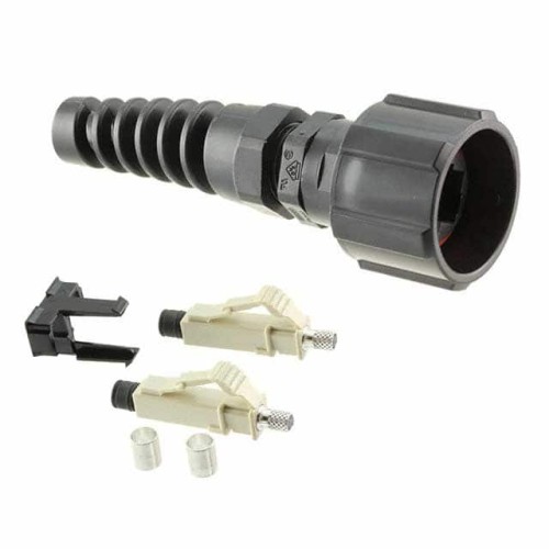 CONN FIBER LC PLUG DUPLX 125UM